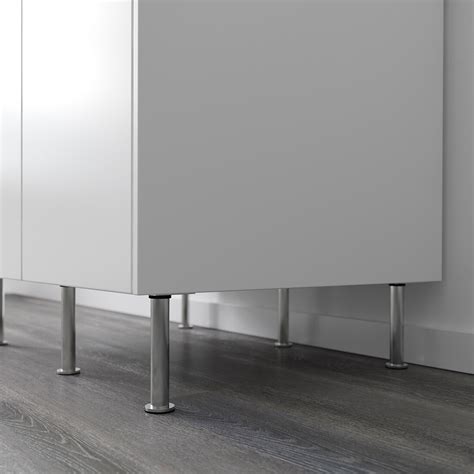 ikea capita brushed stainless steel cabinet legs|ikea capita foot installation.